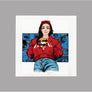 E.I.A.S.×Andrew.Brown collaboration TEE -RED-