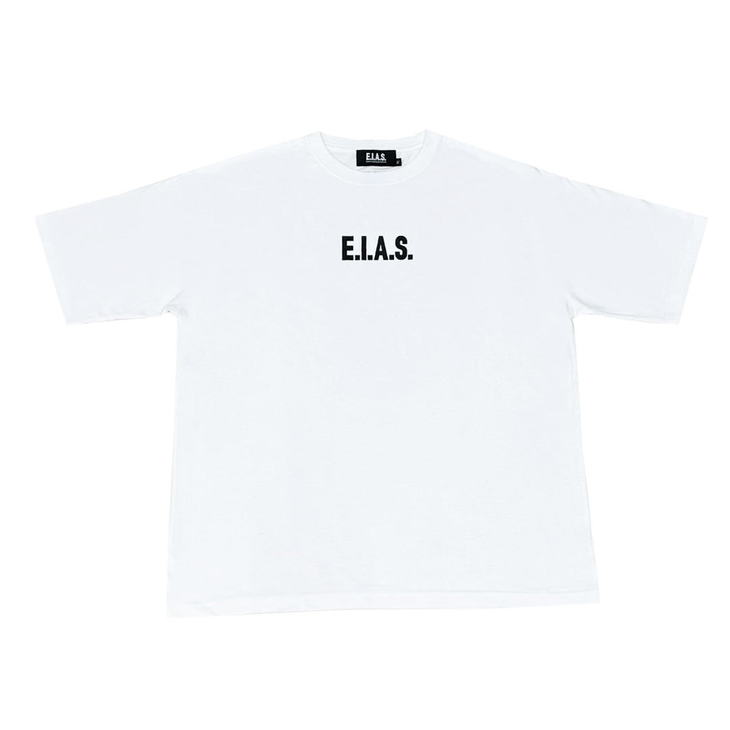 E.I.A.S. LOGO TEE -WHITE-