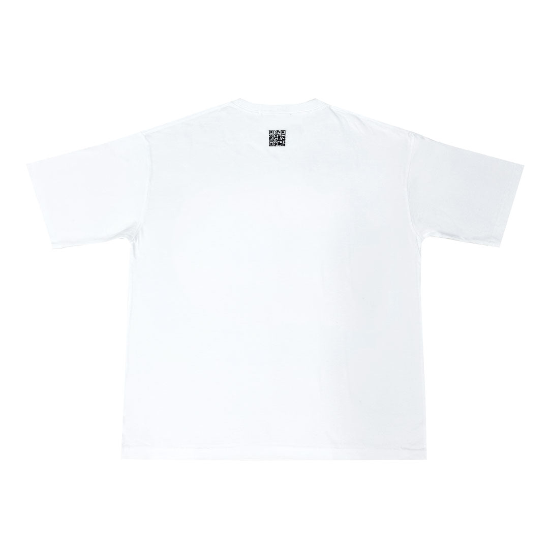 E.I.A.S. LOGO TEE -WHITE-