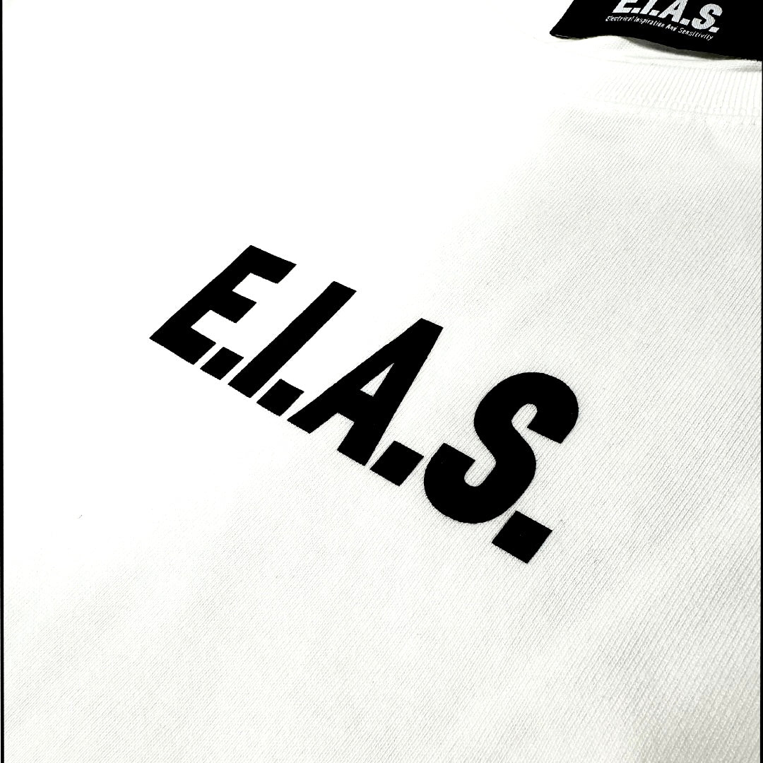 E.I.A.S. LOGO TEE -WHITE-