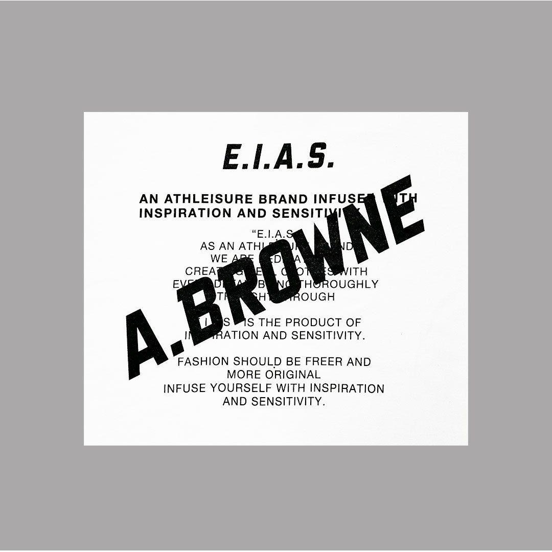 E.I.A.S.×Andrew.Brown　collaboration TEE -RED-