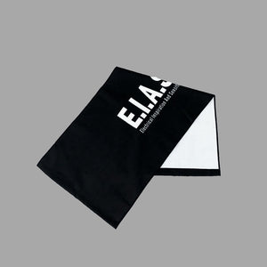 E.I.A.S. LOGO TOWEL - BLACK