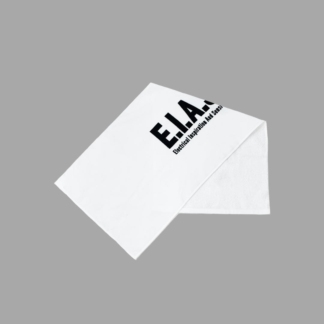 E.I.A.S. LOGO TOWEL - WHITE